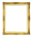 Victorian Style Photo Frame isolated on white background