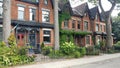 Victorian style street in Toronto