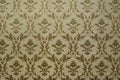 Victorian style vintage pattern on wall. Ornamental background wallpaper