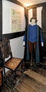 Victorian traditional dress at Tudor House Museum Worcester - United Kingdom