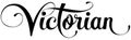 Victorian - custom calligraphy text