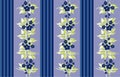 Victorian wallpaper - blue Royalty Free Stock Photo