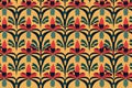 A victorian wallpaper pattern created Royalty Free Stock Photo