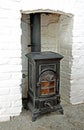 Victorian wood burning stove Royalty Free Stock Photo