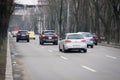 Victoriei route midday traffic