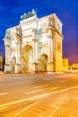 Victory Arch in Munich Royalty Free Stock Photo