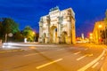 Victory Arch in Munich Royalty Free Stock Photo