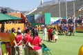 Victory ceremony of women`s marathon at Rio2016