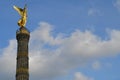 Victory Column in Berlin , Germany Royalty Free Stock Photo