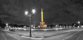 Victory Column in Berlin, Germany, by night Royalty Free Stock Photo