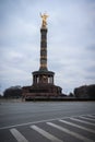 Victory Column next to Tiergarten in Berlin Royalty Free Stock Photo