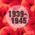 1939-1945. Victory Day abstract background.