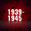 1939-1945. Victory Day abstract background.