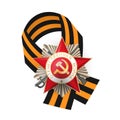 Victory day 9 may russian medal ribbon