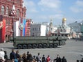 The Victory Day Parade on Moscow's Red Square Royalty Free Stock Photo