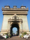 Victory Gate (Patuxai) In Vientiane, Laos