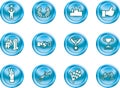 Victory Icons Royalty Free Stock Photo