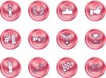 Victory Icons Royalty Free Stock Photo