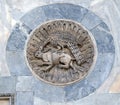 Bass relief, wall of the basilica of St Mark, Venice Royalty Free Stock Photo