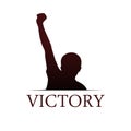 Victory logo template