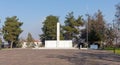 The Victory Monument, Larissa city, Thessaly, Greece. Royalty Free Stock Photo