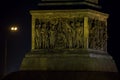 Victory Monument at night. Minsk, Belarus