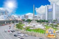 Victory monument roundabout landmark of siam bangkok