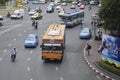 Victory Monument street view in thailand.