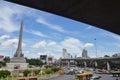 Victory monument Thailand landmark for memorial policemen military officers and civilians who