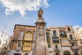 Victory Monument at Vittoriosa Square in Birgu, Malta Royalty Free Stock Photo