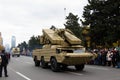 Victory parade in Baku - Azerbaijan: 10 December 2020. 9K33 Osa, NATO reporting name SA-8 Gecko.