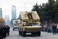 Victory parade in Baku - Azerbaijan: 10 December 2020. 9K33 Osa, NATO reporting name SA-8 Gecko.