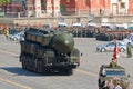 Victory parade rehearsal: Topol-M launcher