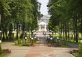Victory Park in Maladzyechna. Belarus Royalty Free Stock Photo