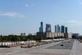 Victory Park on Poklonnaya hill. Royalty Free Stock Photo