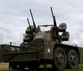 Victory Show. Leicester, UK. September 2023. 2023. M45 Quadmount was a towed anti-aircraft gun