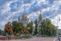 Victory Square in the city Kaliningrad Koenigsberg, Russia Royalty Free Stock Photo