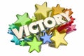 Victory Stars Winning Competition Winner Celebration