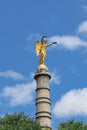 The Victory statue on the column