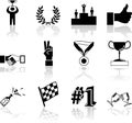 Victory and Success Icon Set Series Design Elements Royalty Free Stock Photo