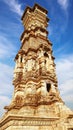 Victory tower.Cittorgarh Fort, India Royalty Free Stock Photo