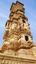 Victory tower. Cittorgarh Fort, India