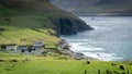 Vidareidi village, Vidoy island, Faroe Islands, Denmark