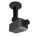 Videcam. 3D. Polygonal security camera. Isometric view. Vector illustration