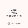 VIDEO ACCOUNTING LOGO TEMPLATE DESIGN ICON