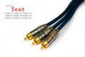 Video cables Royalty Free Stock Photo