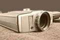 Video camera 8mm Royalty Free Stock Photo
