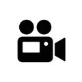 Video camera icon. Cinema camera icon. Film camera, Movie camera icon. Vector icon EPS 10