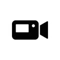 Video camera icon. Cinema camera icon. Film camera, Movie camera icon. Vector icon EPS 10