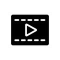 Video camera icon vector. Camcorder illustration sign. shooting symbol. producer logo.